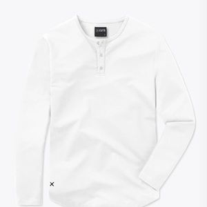 CUTS, AO Henley, Size S, White